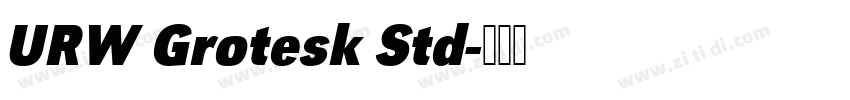 URW Grotesk Std字体转换